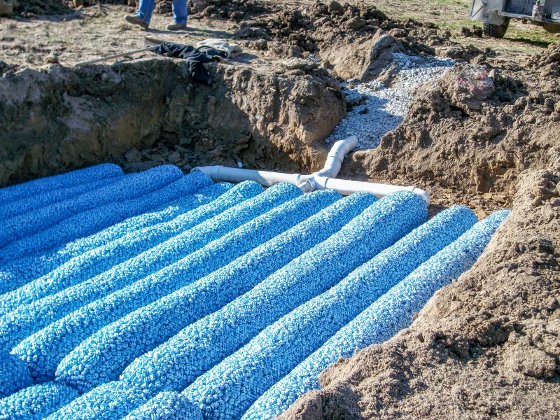 Farm Drainage Tile Installation